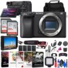 Sony a6400 Mirrorless Camera (ILCE-6400/B) + 4K Monitor + Rode VideoMic + 2 x 64GB Card + 3 x NPF-W50 Battery + Card Reader + LED Light + Corel Photo Software + HDMI Cable + Case + More