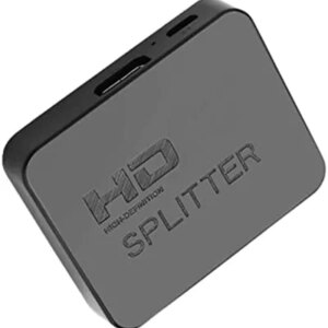 Splitter HDMI-Compatible 1 in 2 Out 1080P 4K*2K 3D Video Switching Converter Screen Splitter Display Duplicate Satellite TV Splitters Multiviewer Switch Support PS4X Box Appel TV