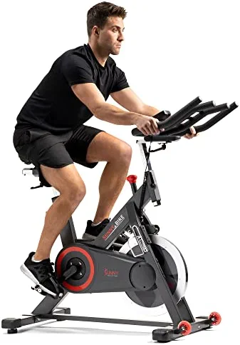 Sunny Health & Fitness Magnetic Belt Drive Indoor Cycling Bike