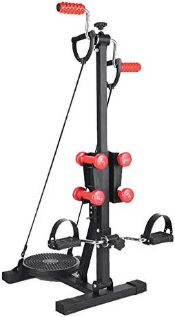 TAISK Vertical Climber Home Gym, Climbing Machine Exercise Bike, for Home Body Trainer Stepper Cardio, Workout Training Non-Stick Grips Legs Arms Abs Calf