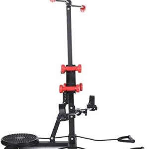 TAISK Vertical Climber Home Gym, Climbing Machine Exercise Bike,Up-Down Stepper,Swing Stepper for Home Body Trainer Stepper Cardio, Workout Training Non-Stick Grips Legs Arms Abs Calf