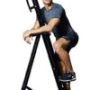 TAISK Vertical Climber Machine with Adjustable Handle Home Stepping Fitness Equipment for Whole Body Cardio Workout Training - Black