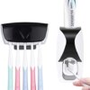 Toothbrush Holder Toothpaste Dispenser Set Toothpaste Squeezer