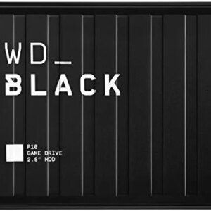 WD_BLACK 5TB P10 Game Drive - Portable External Hard Drive HDD, Compatible with Playstation, Xbox, PC, & Mac - WDBA3A0050BBK-WESN