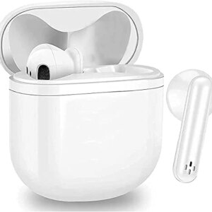 Wireless Earbuds Headphones,Bluetooth 5.0 Earphones,Charging case,Air Buds in-Ear Pods Ear Buds Wiht Mic Stereo Auto Pairing,Waterproof Noise Canceling Headset for Apple airpod Android iPhone Samsung