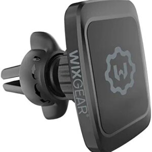 WixGear Magnetic Phone Car Mount, Universal Twist-Lock Air Vent Magnetic Car Phone Mount Holder, Phone Holder for Car Compatible with Cell Phones with Swift-Snap