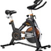 YOSUDA PRO Magnetic Exercise Bike 350 lbs Weight Capacity L-010 / Brake Pad Indoor Cycling Bike Stationary L-007A with Comfortable Seat Cushion, Silent Belt Drive