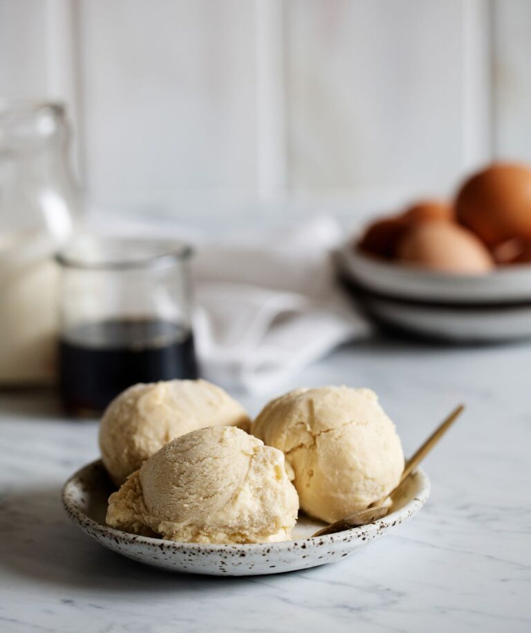 6 ingredient maple ice cream