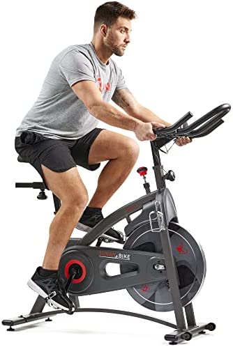 Sunny Health & Fitness Endurance Indoor Cycling Exercise Bike with Magnetic Resistance and Optional Exclusive SunnyFit™ App and Smart Bluetooth Connectivity