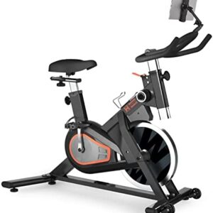 Women’s Health Men’s Health - Indoor Cycling Exercise Bike - Stationary Bike with Bluetooth Smart Connect - Stationary Exercise Bikes for Home Gym Designed to Work with the MyCloudFitness App